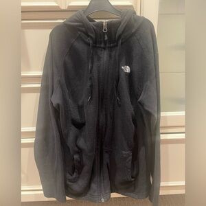 Black North Face Zip Up